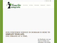 Tablet Screenshot of errandgirlofdurham.com